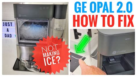 GE Opal Ice Maker Leaking Water from Bottom